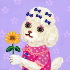 “Flower from Animals”#004 Poodle