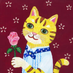 “Flower from Animals”#005 Tabby Cat